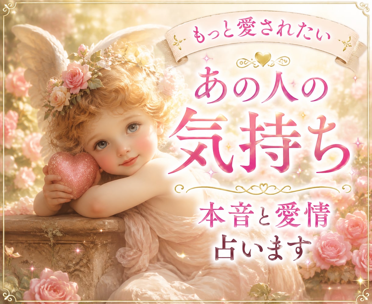 もっと愛されたいあの人の気持ち✨本音と愛情占います 近未来予測と対策♥️貴方の印象（内外面）から貴方に望む事など イメージ1