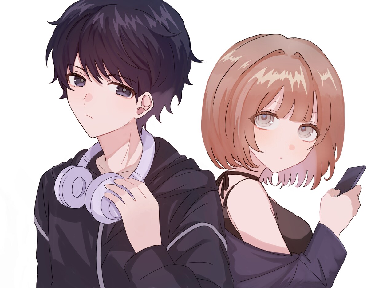 表情豊かで可愛い女の子のイラスト描きます ふんわりとした雰囲気のSNSアイコンをお届けします 商用OK イメージ7