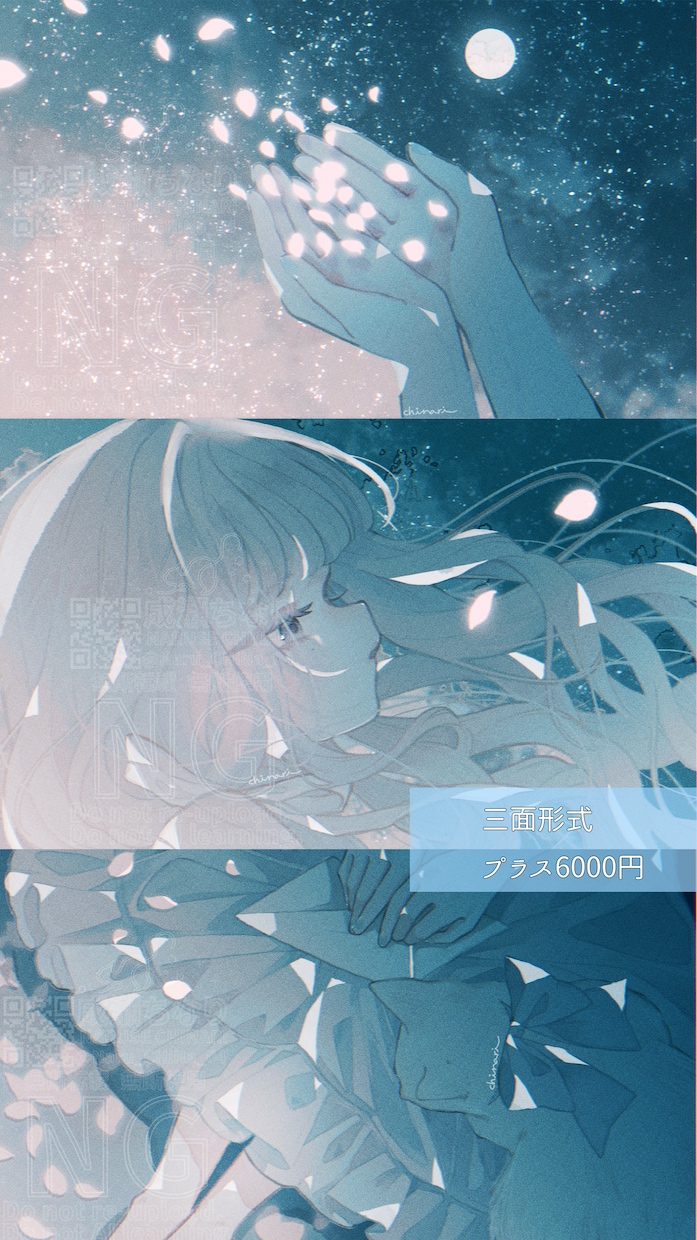 透明感のあるイラストを制作いたします アイコン、MV、サムネイルなど何でもお気軽にご相談ください イメージ10