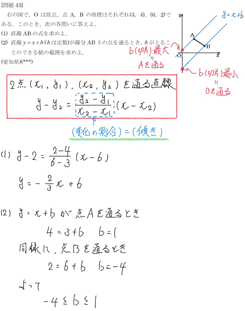 各種数学の問題・解答解説を作成します 単元別、授業の復習、定期テスト、受験の対策に対応した問題作成 イメージ1