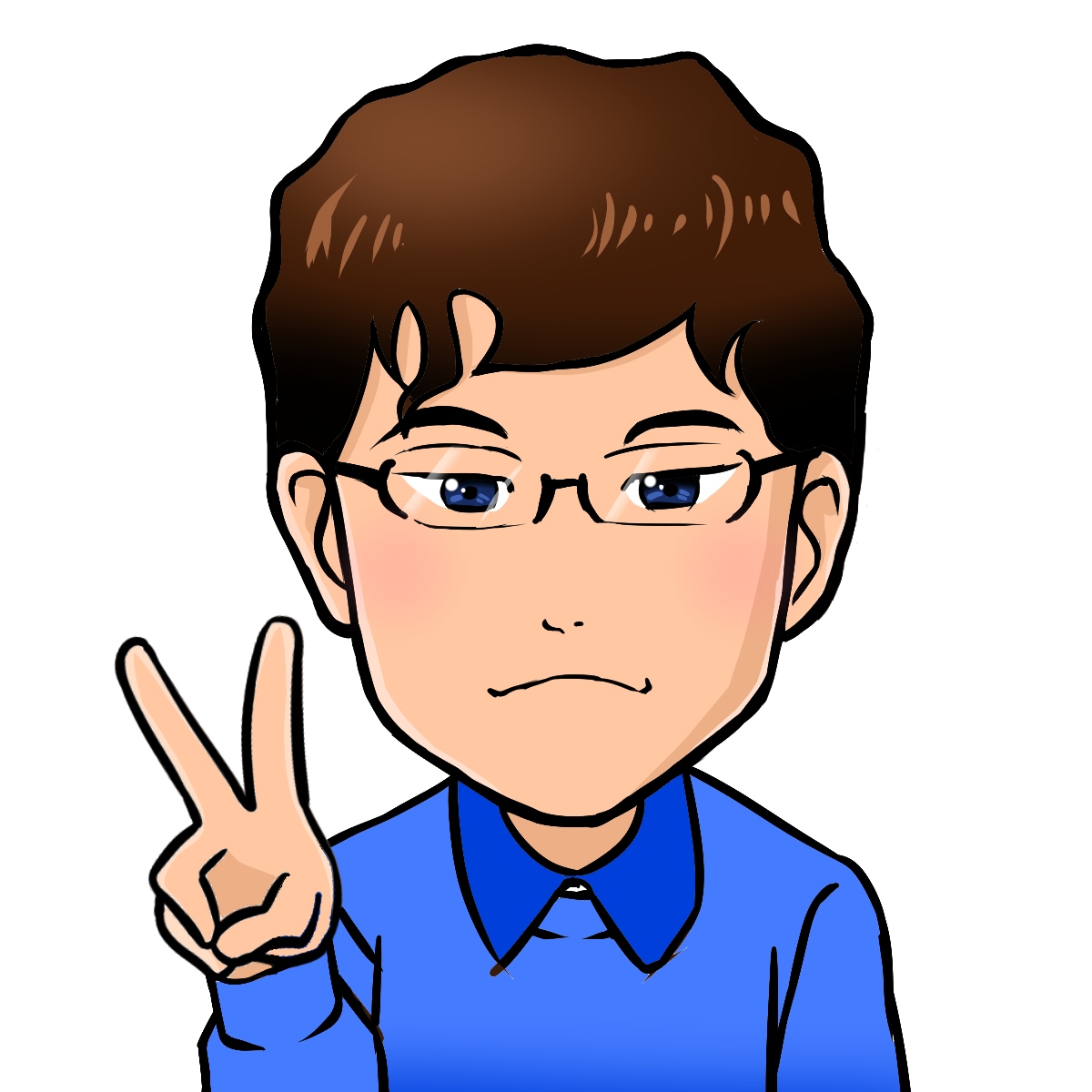 似顔絵を制作します SNSのアイコンや名刺などにいかがですか？ イメージ4