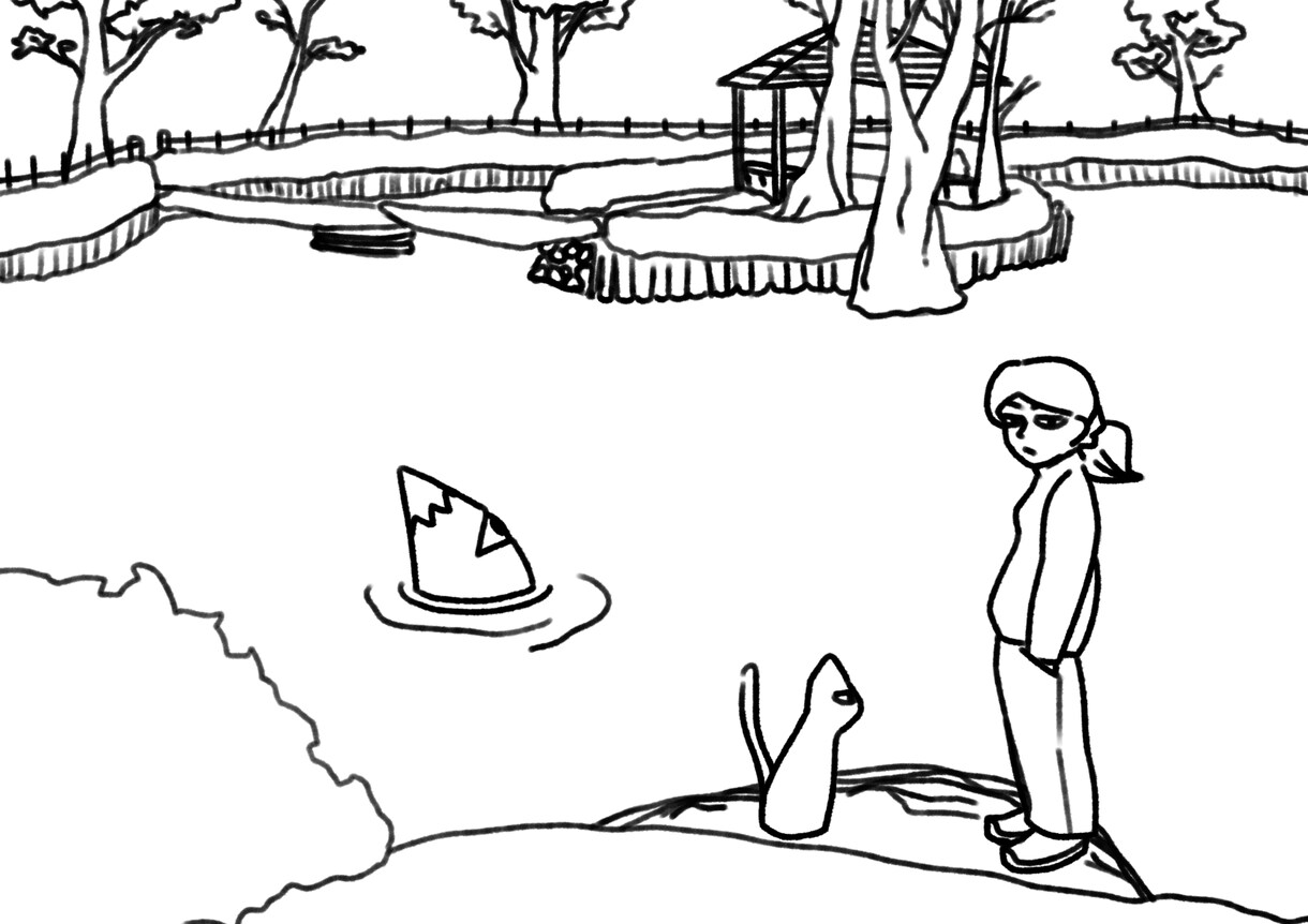 商用OK！シンプルな人物＋背景を描きます 表紙、挿絵などワンポイント絵が欲しいときにおすすめです。 イメージ4