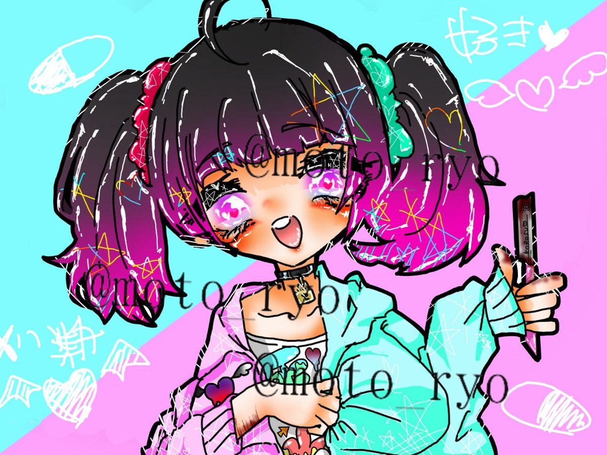 アイコン、コテキャラ描きます SNSのアイコンや壁紙etc. お任せ下さい！ イメージ1