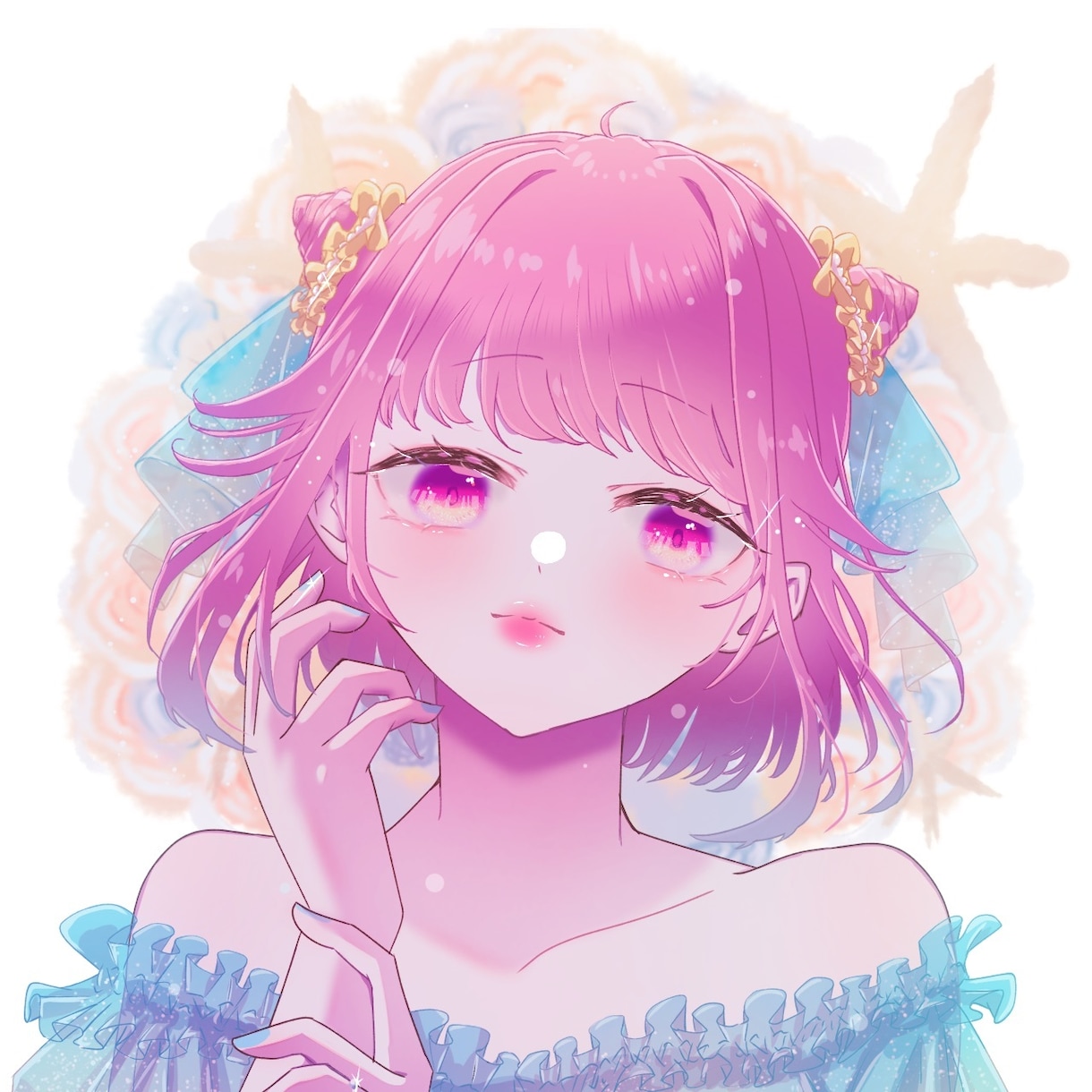 きれいめオリジナルアイコンお描きします 透明感のあるかわいい・かっこいいイラスト描きます イメージ7