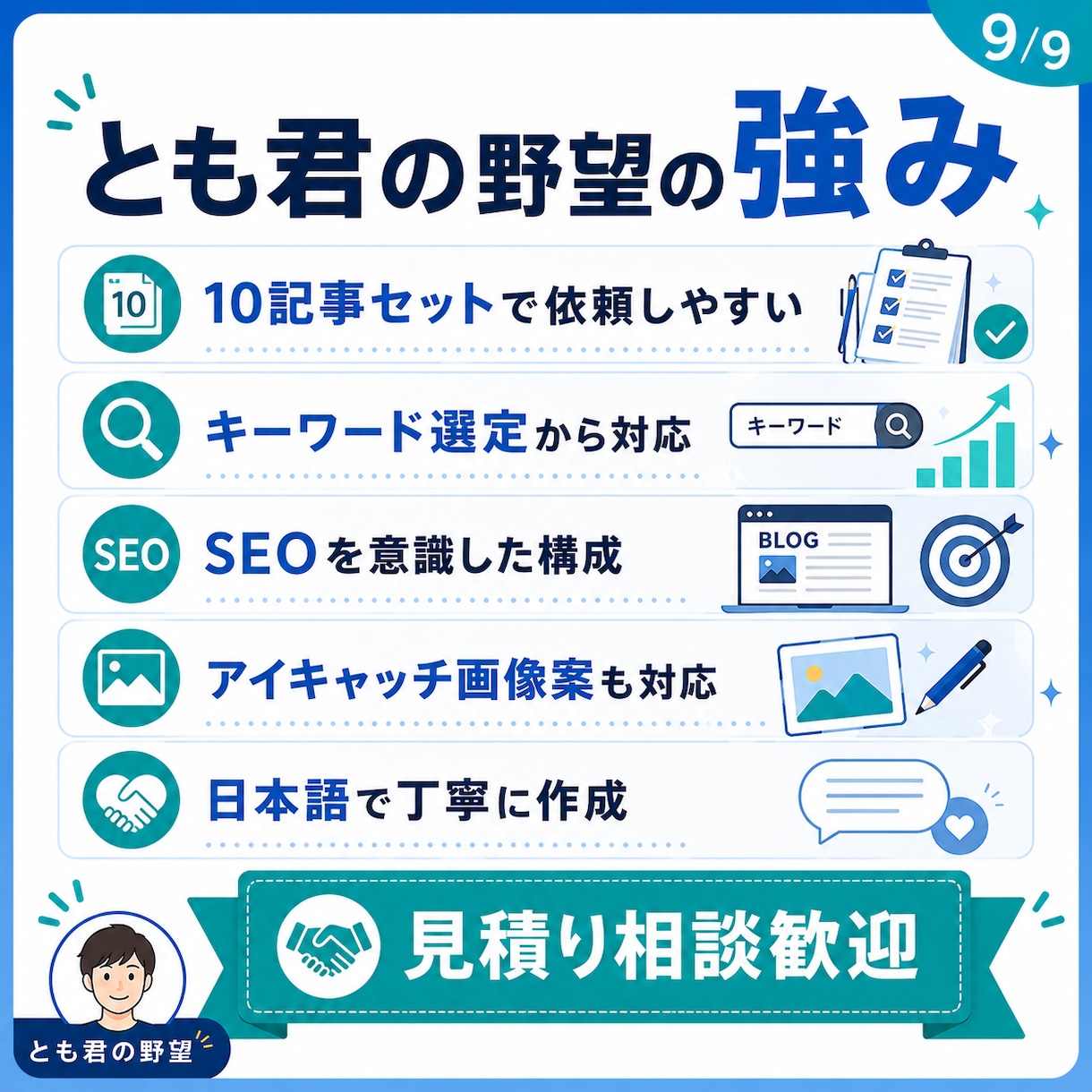 アドセンス向け10記事を作成します アドセンスの申請前の記事作成と画像案に対応 イメージ9