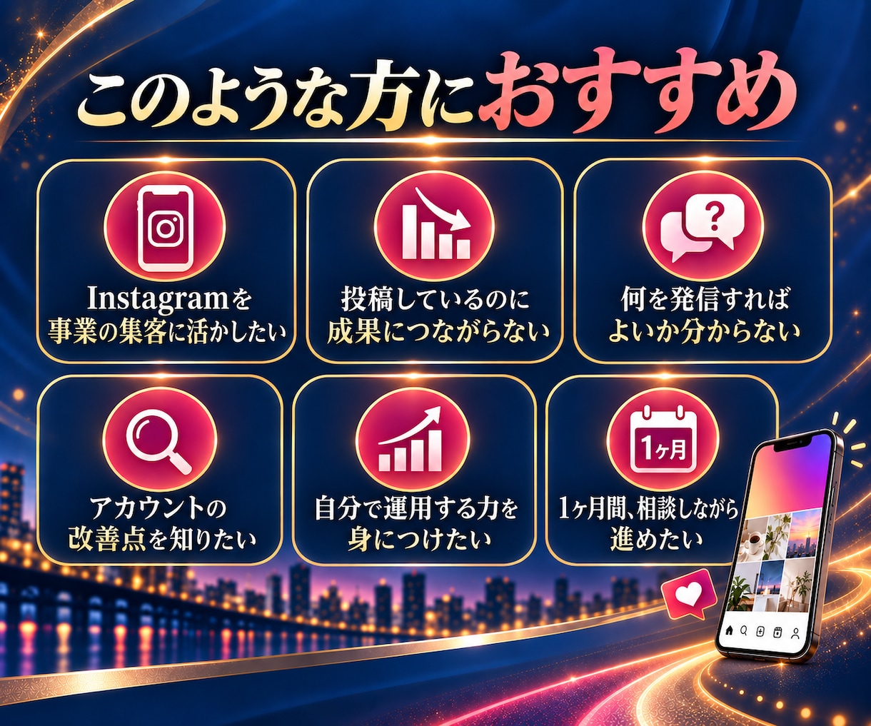 1ヶ月伴走型でインスタ運用をコンサルします 目標達成に向けた運用方針を個別にご提案します！ イメージ6