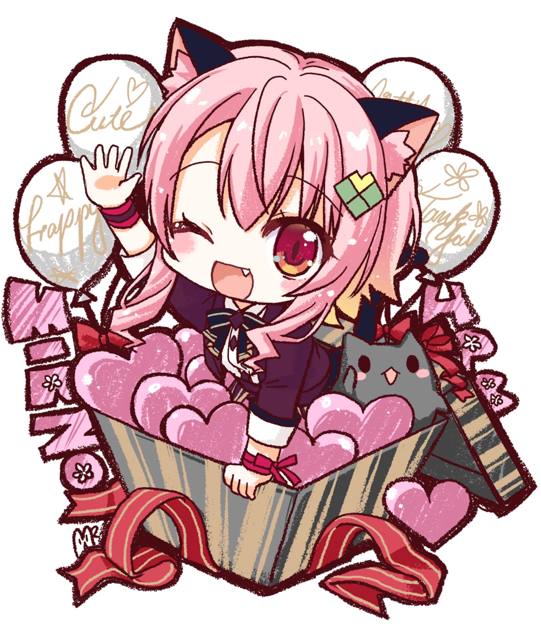 ちびキャラを描きます アイキャッチに、ポイントにいかがでしょうか イメージ8