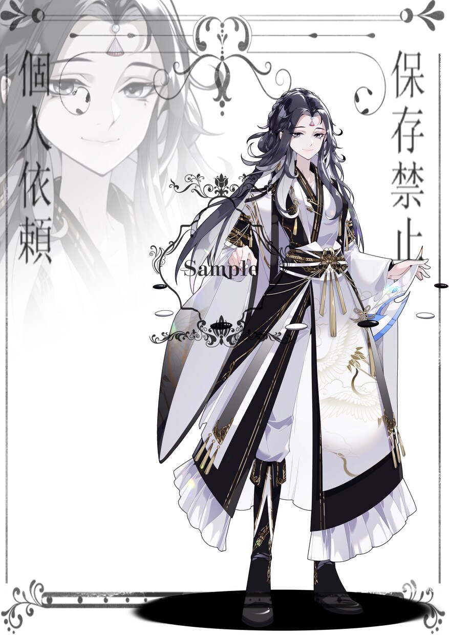 高品質 ! 立ち絵依頼受けてます 背景入れイラストも受けます! 美人イケメン得意! イメージ5