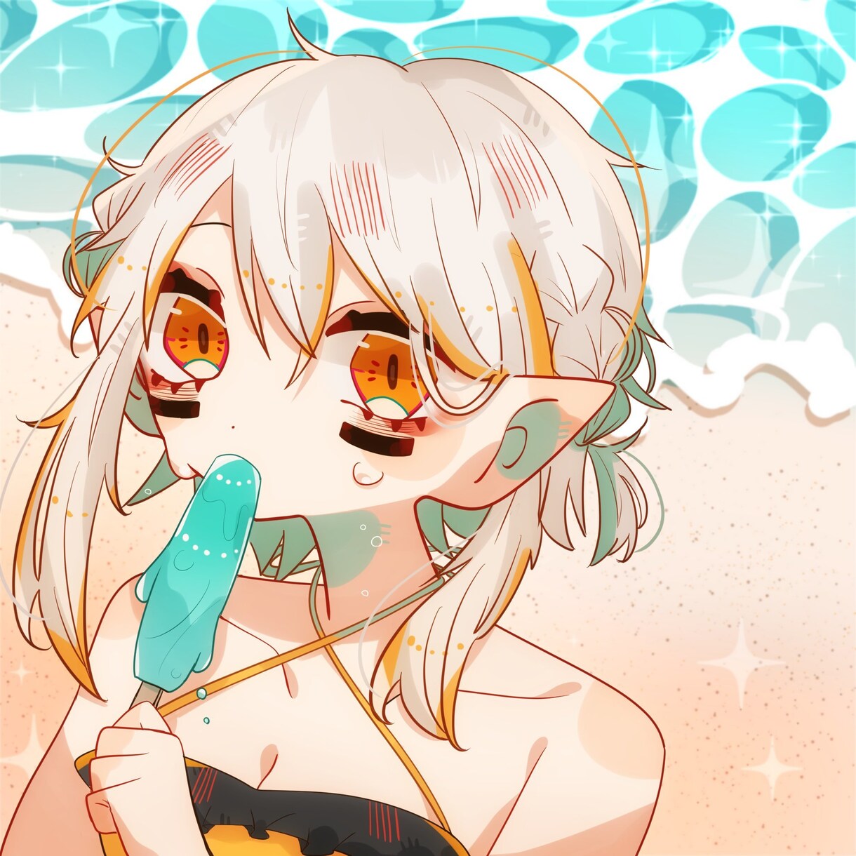 可愛くて色鮮やかなイラスト描きます アイコンやヘッダー、観賞用などお好きな用途でご活用ください！ イメージ2