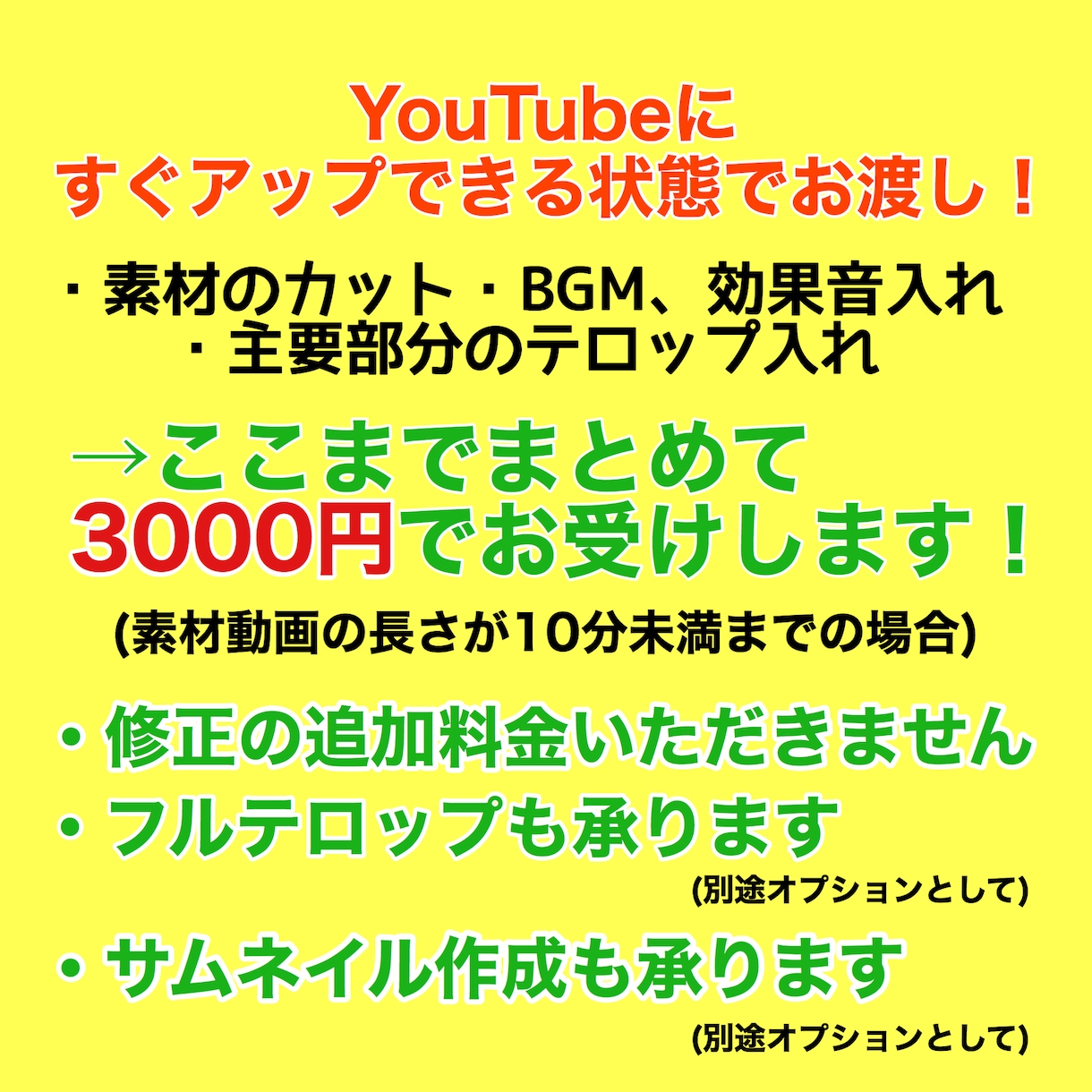 YouTubeなどに使える動画の編集承ります まじめにていねいに”ちょうどいい”動画を作ります！ イメージ2