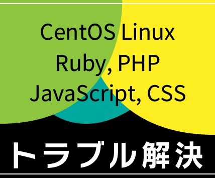 エラー・不具合・動かないを解決サポート致します サーバ Ruby PHP JavaScript CentOS イメージ1