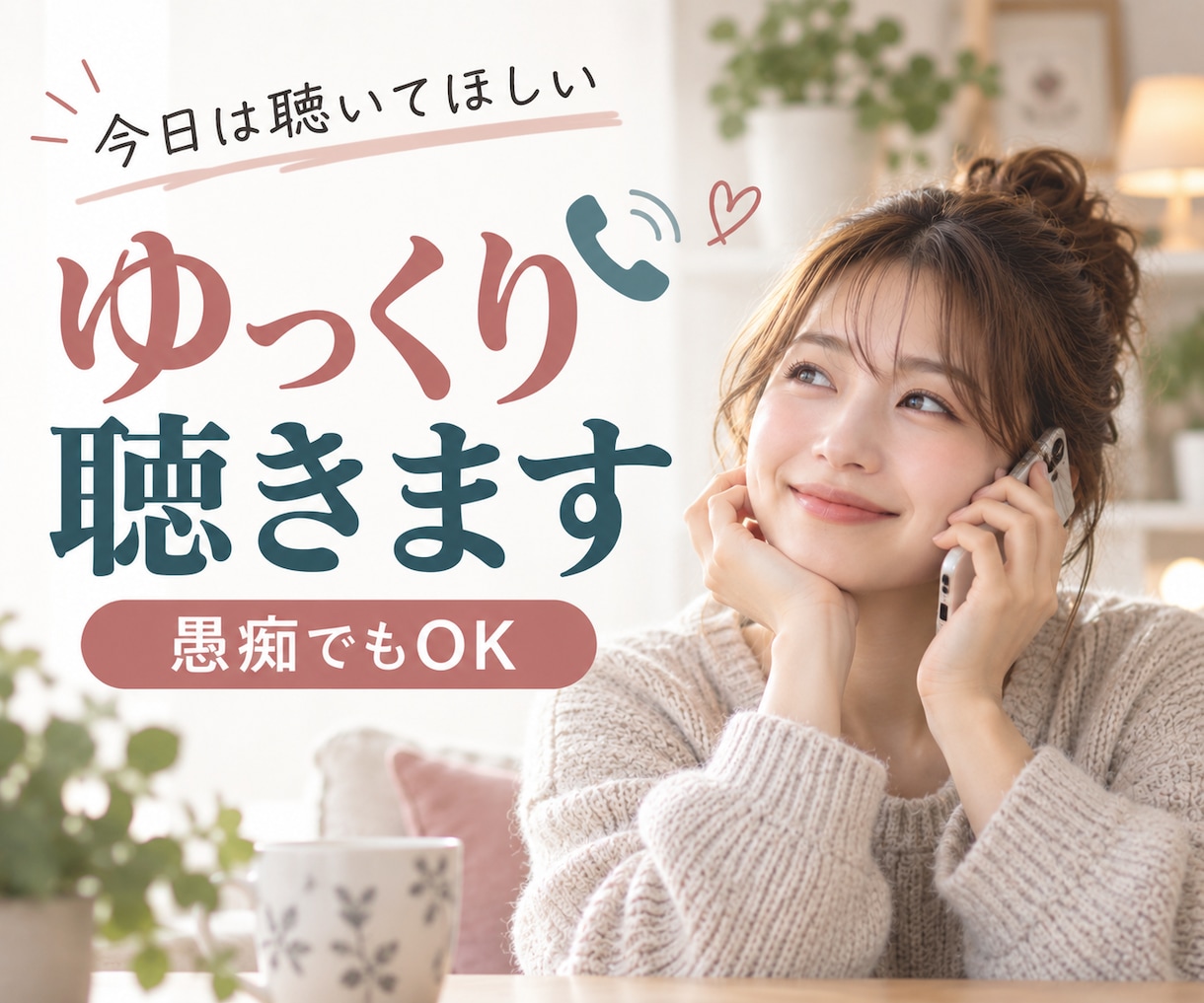 相談じゃなくても大丈夫。気軽な話し相手になります 雑談・愚痴・話したいこと。気楽に、普通に、楽しく、話そう！ イメージ9