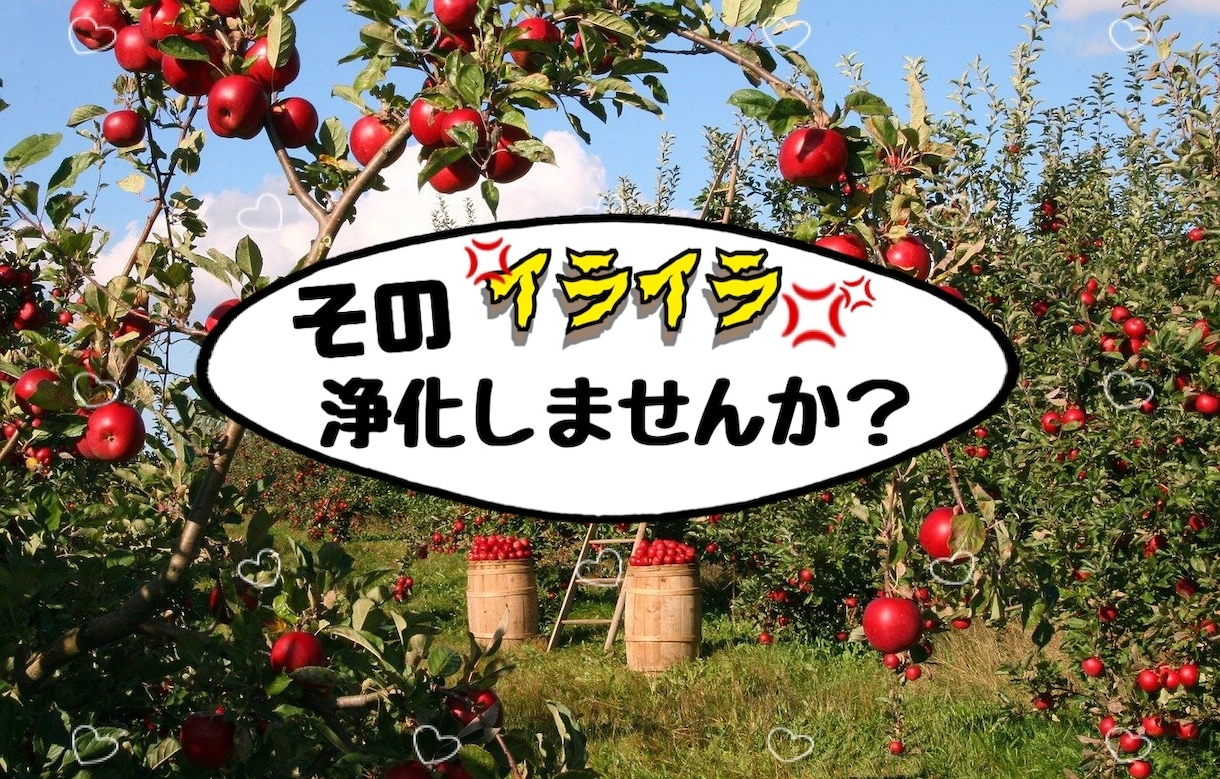 あなたのイライラ浄化します イライラも溜め込まないで。大丈夫。どんなことでも聞くよ。 イメージ1