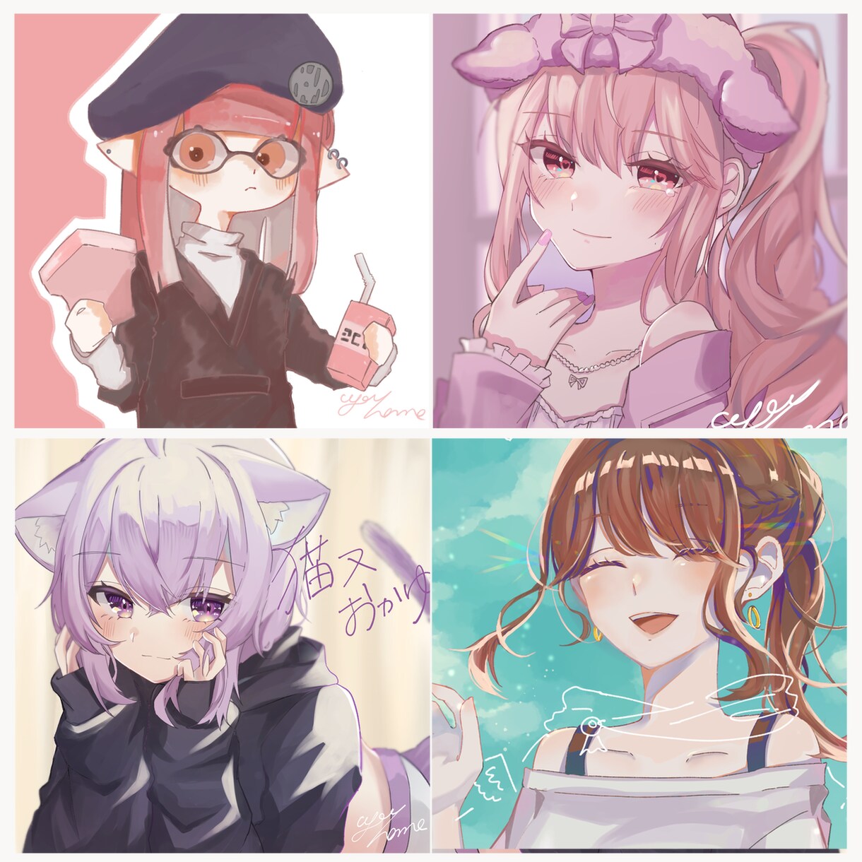 最短3日　かわいいかっこいいイラスト制作します しっかり相談・確認で、一枚一枚大切にイラスト制作いたします！ イメージ2