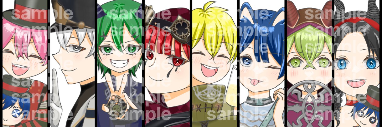 アイコンなどを描きます ゲームキャラにも対応しています イメージ1