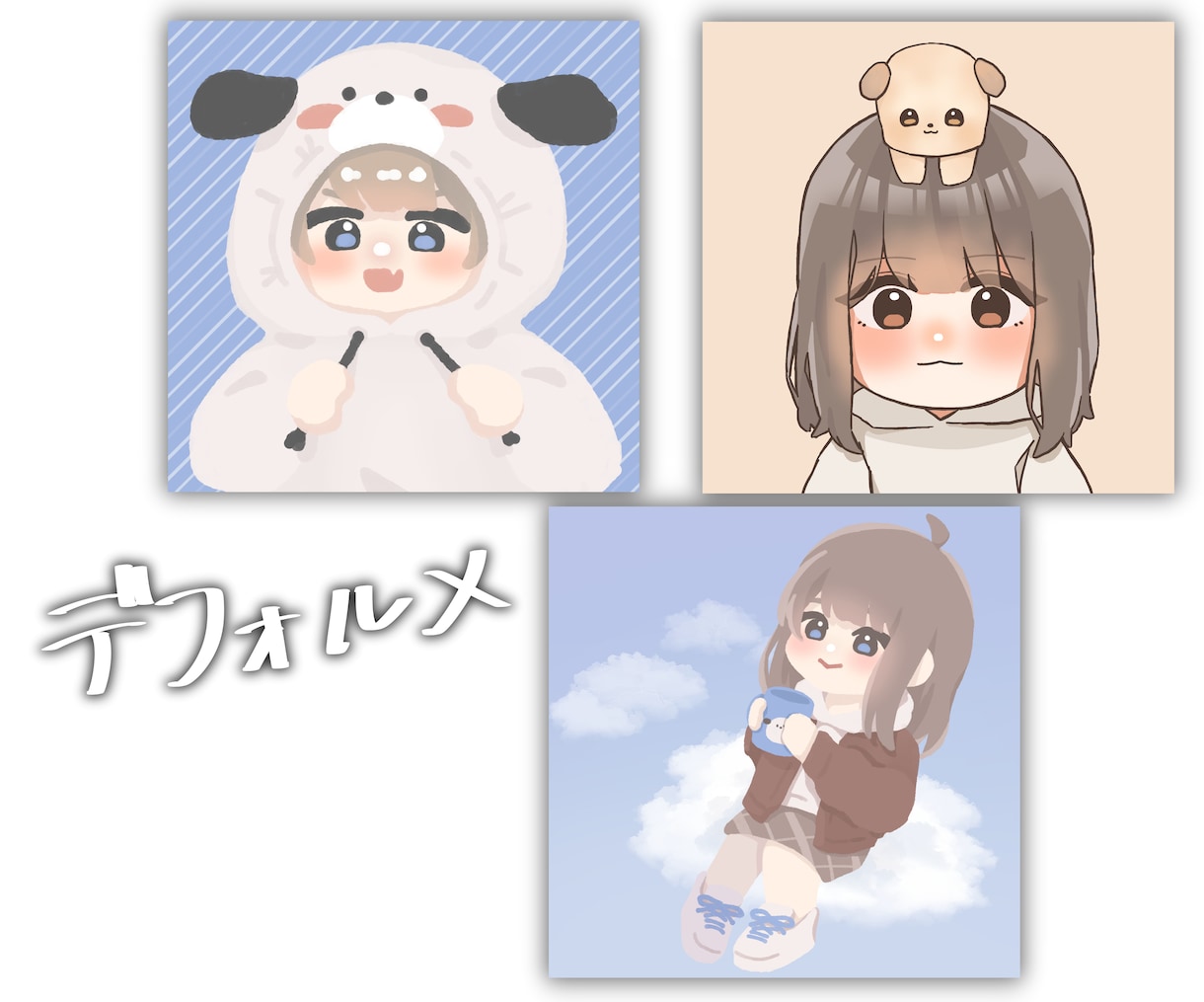 SNS等で!!要望に忠実なアイコン描きます ラフ段階で何度でも修正可！ご希望通りのイラストを提供します！ イメージ3