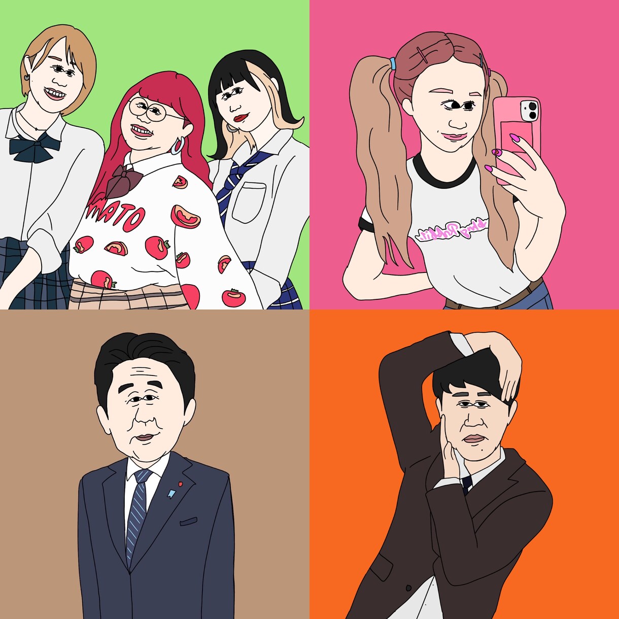 アメリカのアニメのようなイラストを制作します ⭐︎目を近づけて特徴と雰囲気を捉えた似顔絵を制作します！ イメージ3