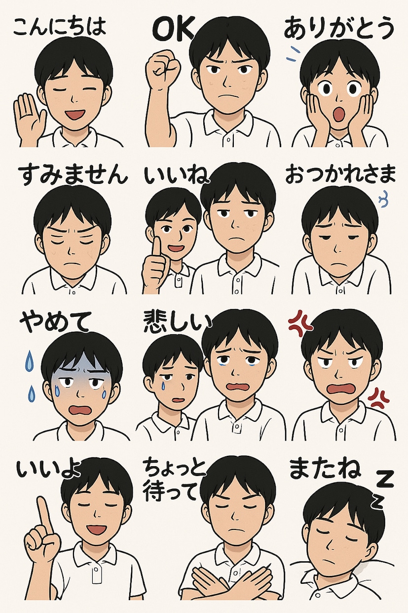 世界に一つだけのスタンプを制作します 配信用・プレゼント用にも対応！ イメージ2