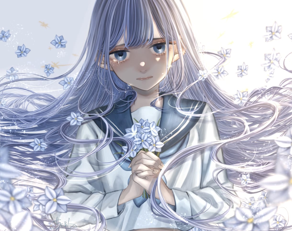ご希望のイラスト描きます 1枚絵.ｱｲｺﾝ.動画用.綺麗めから暗い絵まで幅広く描きます イメージ2