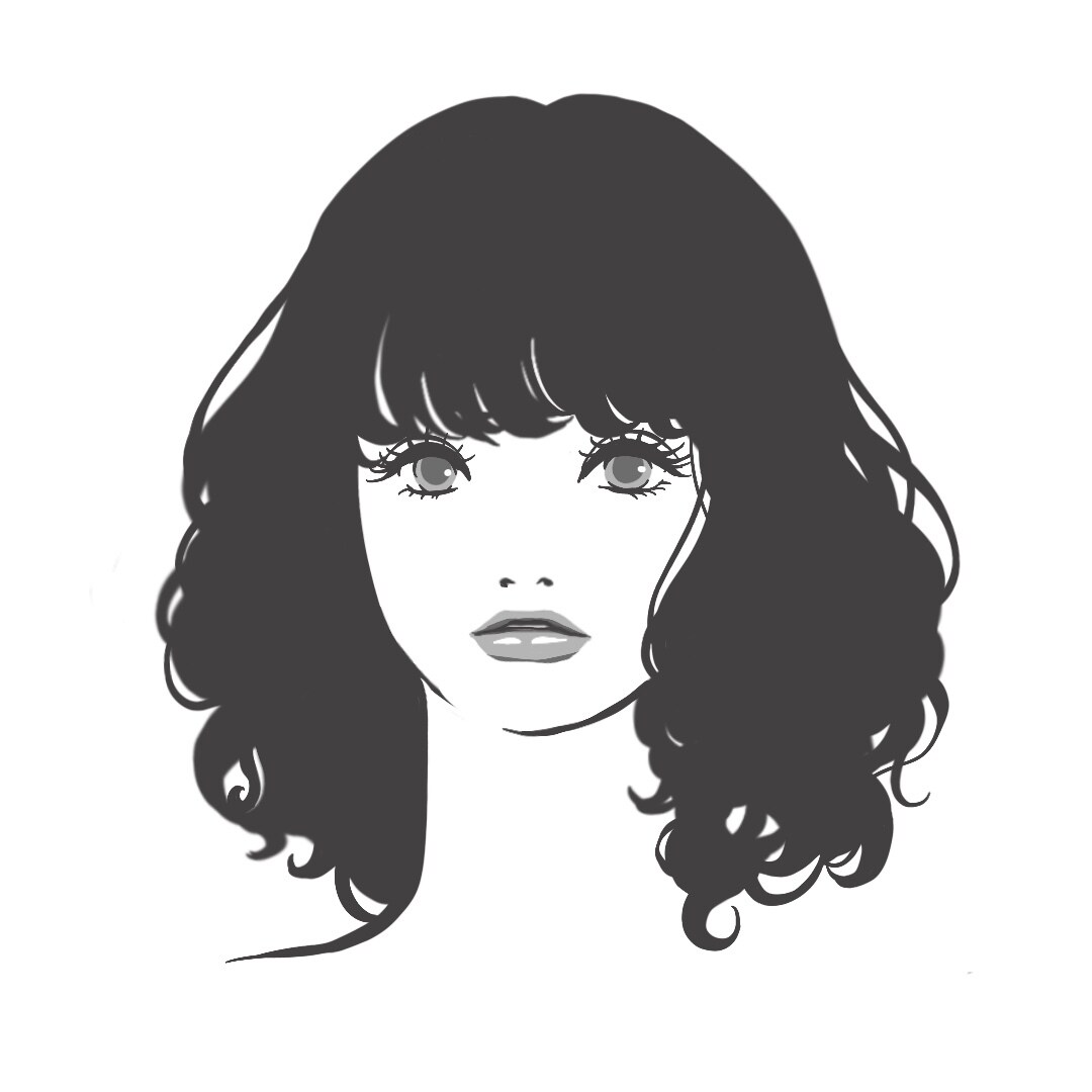 モノクロで洗練された女性イラスト描きます 同じ雰囲気で似顔絵も◎SNSアイコンや名刺に是非！ イメージ4