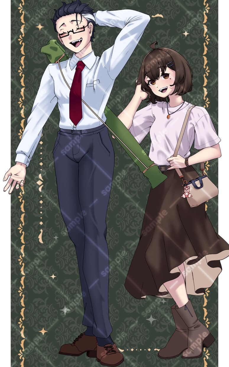 お手頃価格！￥3,500~TRPGの立ち絵描きます お急ぎの立ち絵やVtuberさんのサムネ用立ち絵制作します！ イメージ5