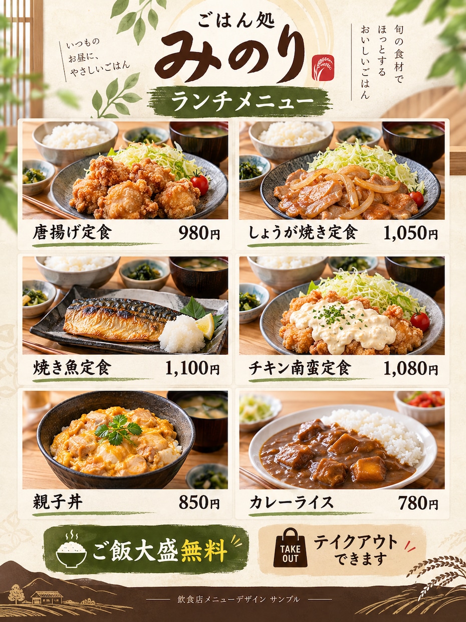 飲食店向けメニュー表を見やすく制作しますます 飲食現場の経験を活かし、見やすく伝わるデザイン イメージ8
