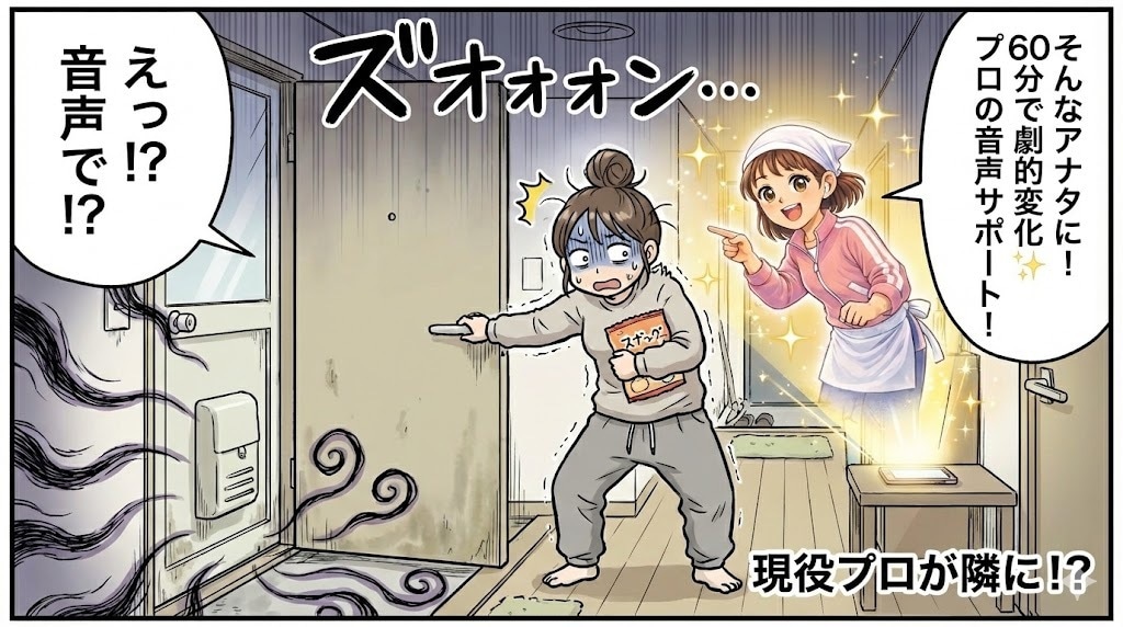 清掃歴16年の現役のプロがトイレ掃除音声を届けます なぜプロの掃除は早いのか？音声を聞いてその魔法が再現できます イメージ3
