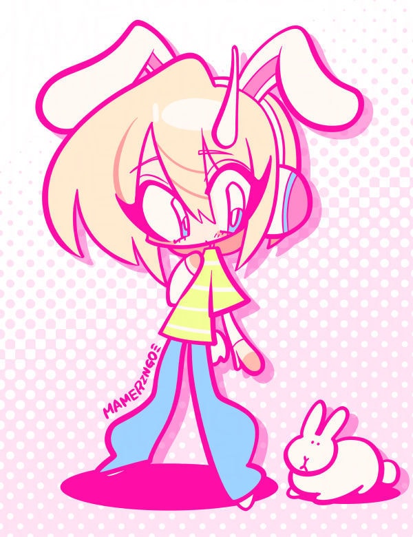 平成カワイイ！デフォルメイラストお描きします ポップで懐かしい雰囲気のイラストをお届け！商用利用OKです♪ イメージ7