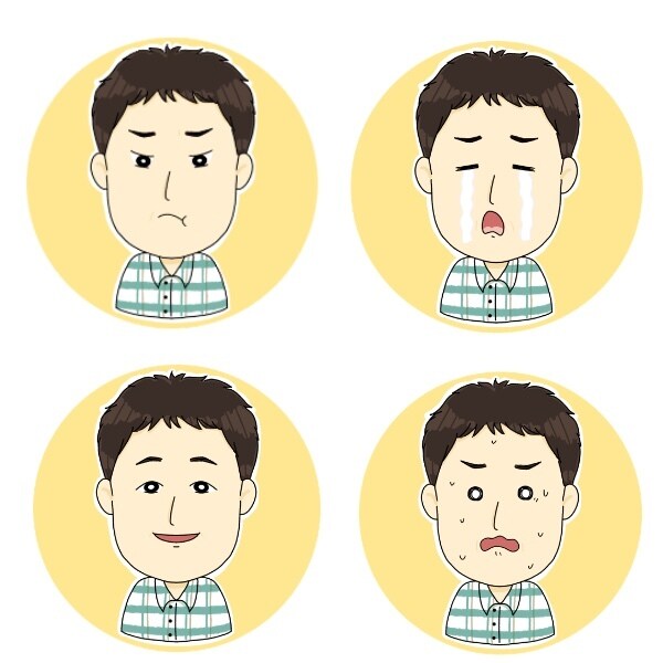 親しみやすい男性似顔絵アイコン描きます 初心者様大歓迎!!修正無制限で安心⭐︎表情違いも作成OK!! イメージ8