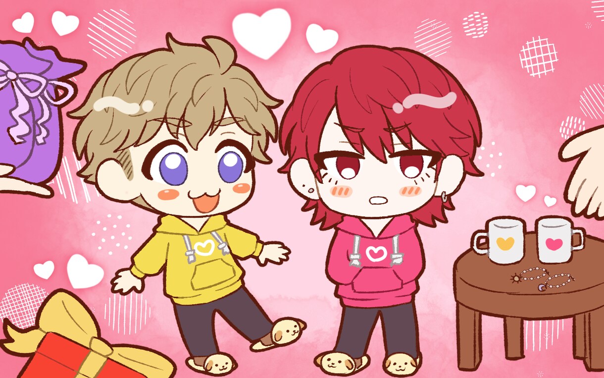 ゆめかわでポップなイラストを描きます やさしくて夢のような色合いのイラストをお届けします イメージ3