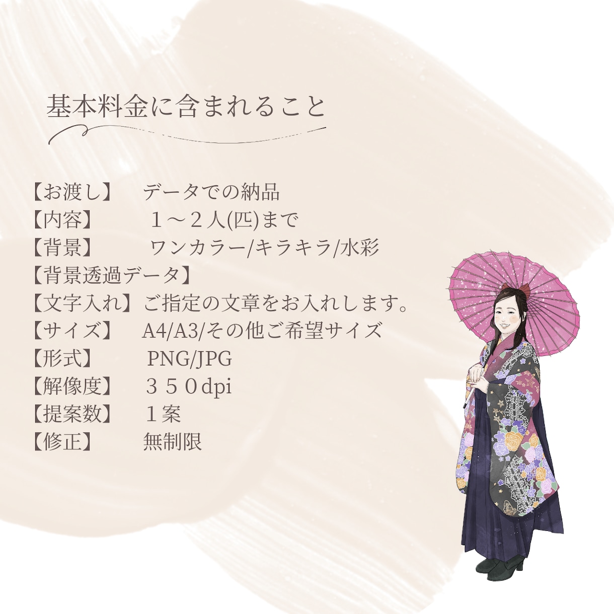 優しい雰囲気であたたかい似顔絵をお描きします プレゼント/記念日/還暦のお祝い/snsアイコン/大人数OK イメージ7