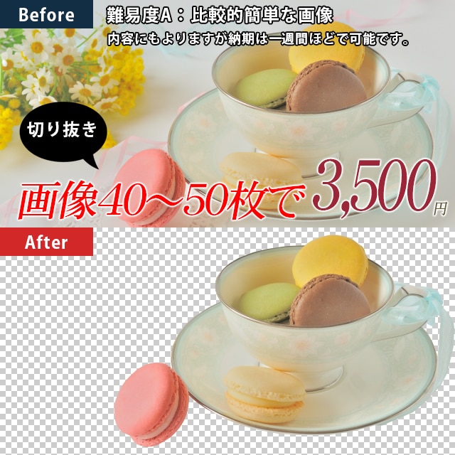 40枚～50枚の大量注文専用。切り抜きいたします 納期は2日ほどで可能（ただし平日を営業日として土日を除く） イメージ2