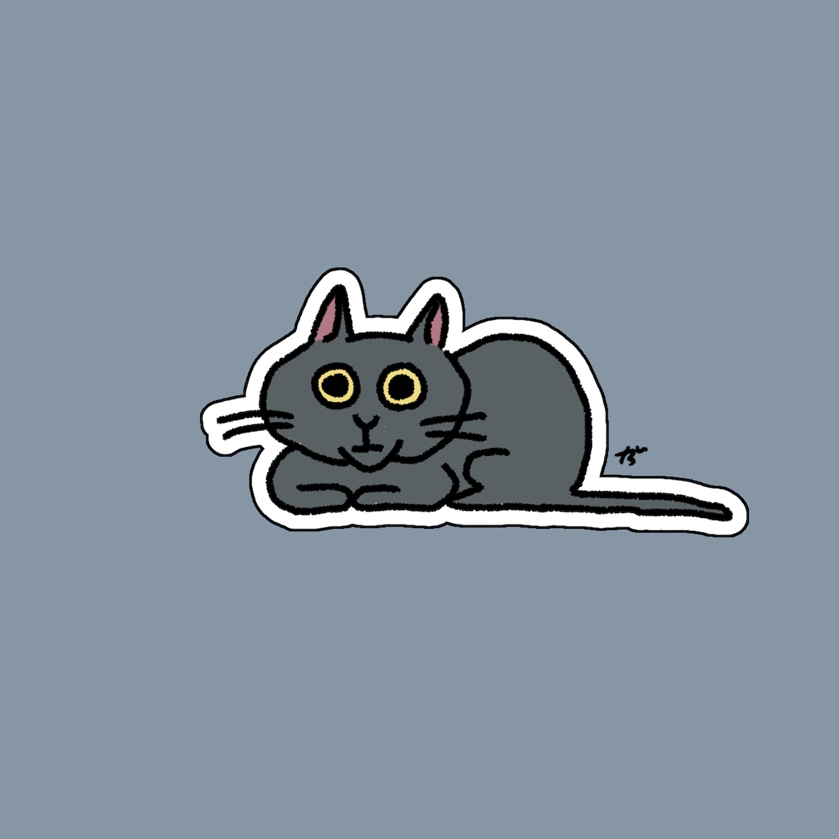猫ちゃんのイラスト描きます アイコン等に使えるような、猫ちゃんのゆるいイラストです。 イメージ4
