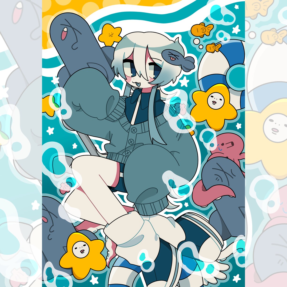 イラスト制作いたします オリキャラや、配信者さんなど是非ご利用ください！ イメージ6