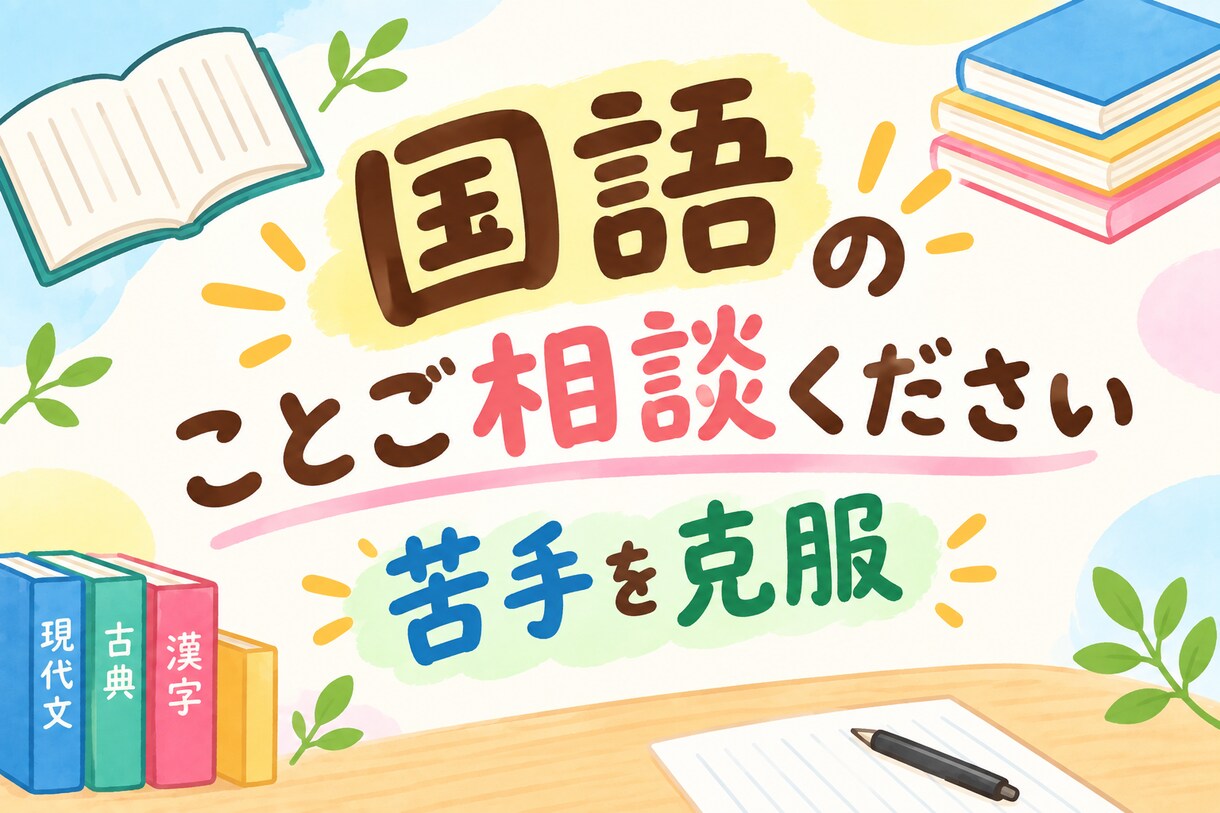 中学校・高等　国語の宿題手伝います 「わかりやすさ」をモットーに取り組みたいと思います。 イメージ1