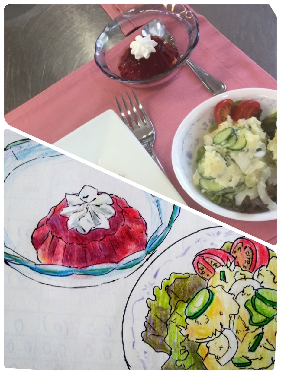 料理の絵描きます お店のメニューをおしゃれにしたい方♪ イメージ2