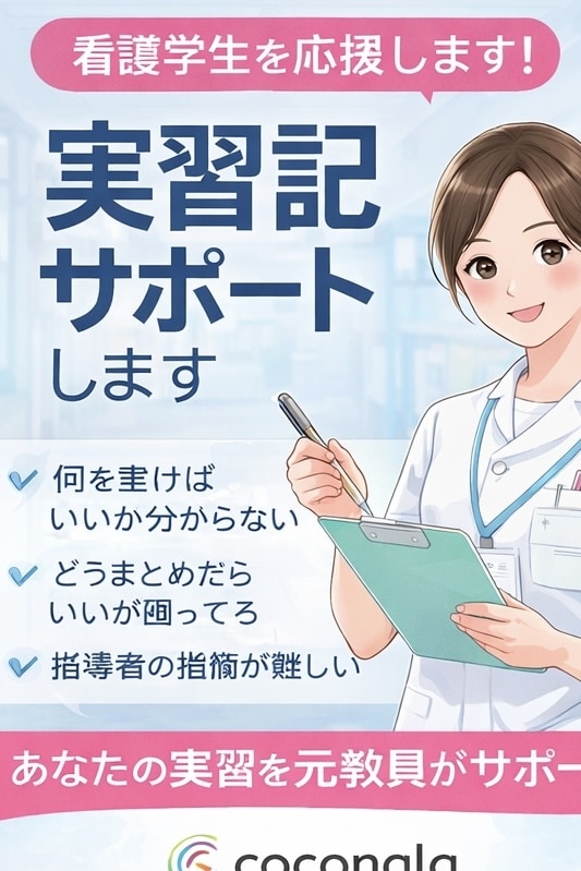 看護学生さんの実習記録のアドバイスします 実習中の大変な記録をアドバイスします。悩み相談もOKです。 イメージ1
