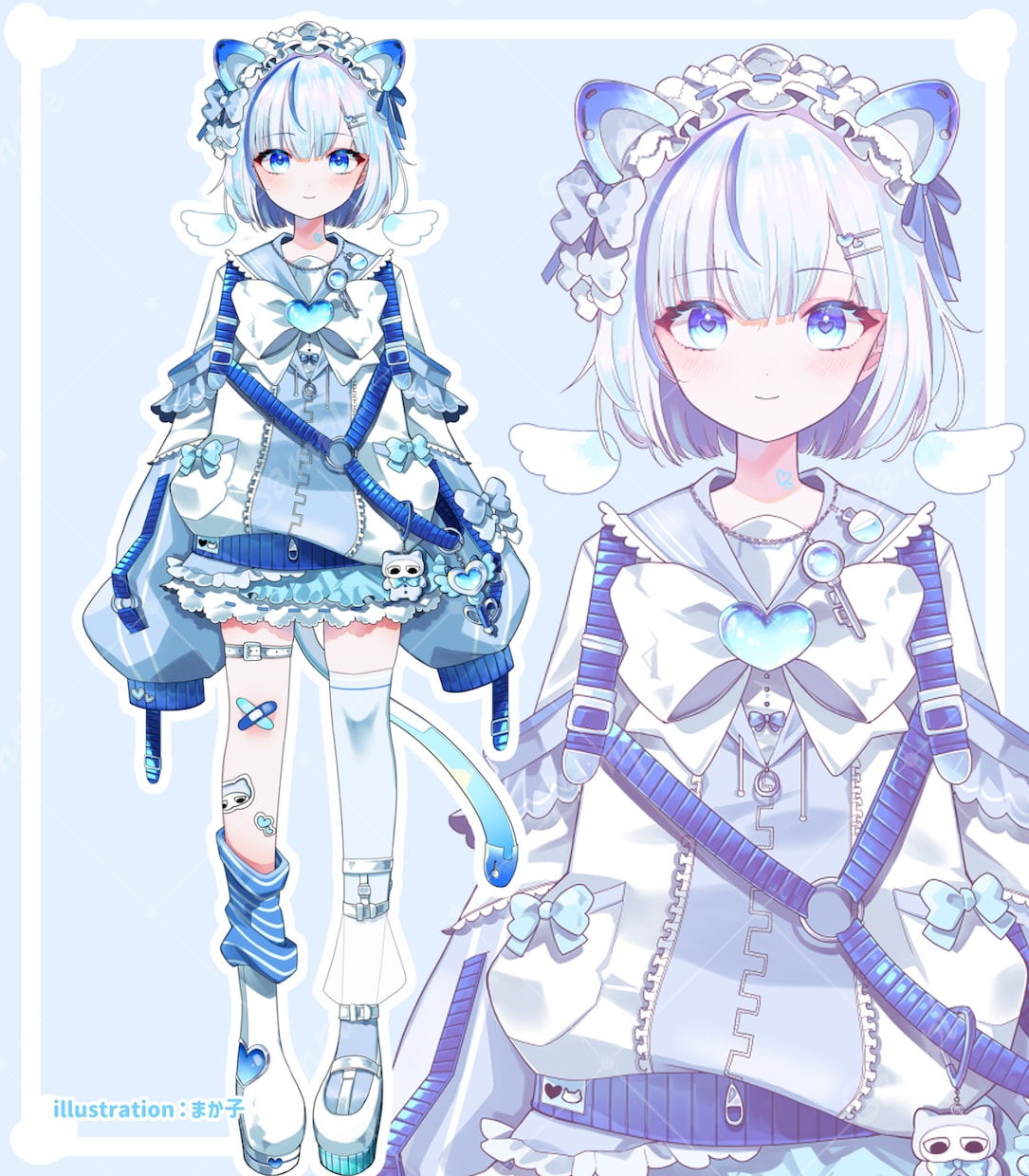 キャラデザ、立ち絵、サムネ等イラスト描きます お菓子と花と凝った衣装を描くのが好きです イメージ3