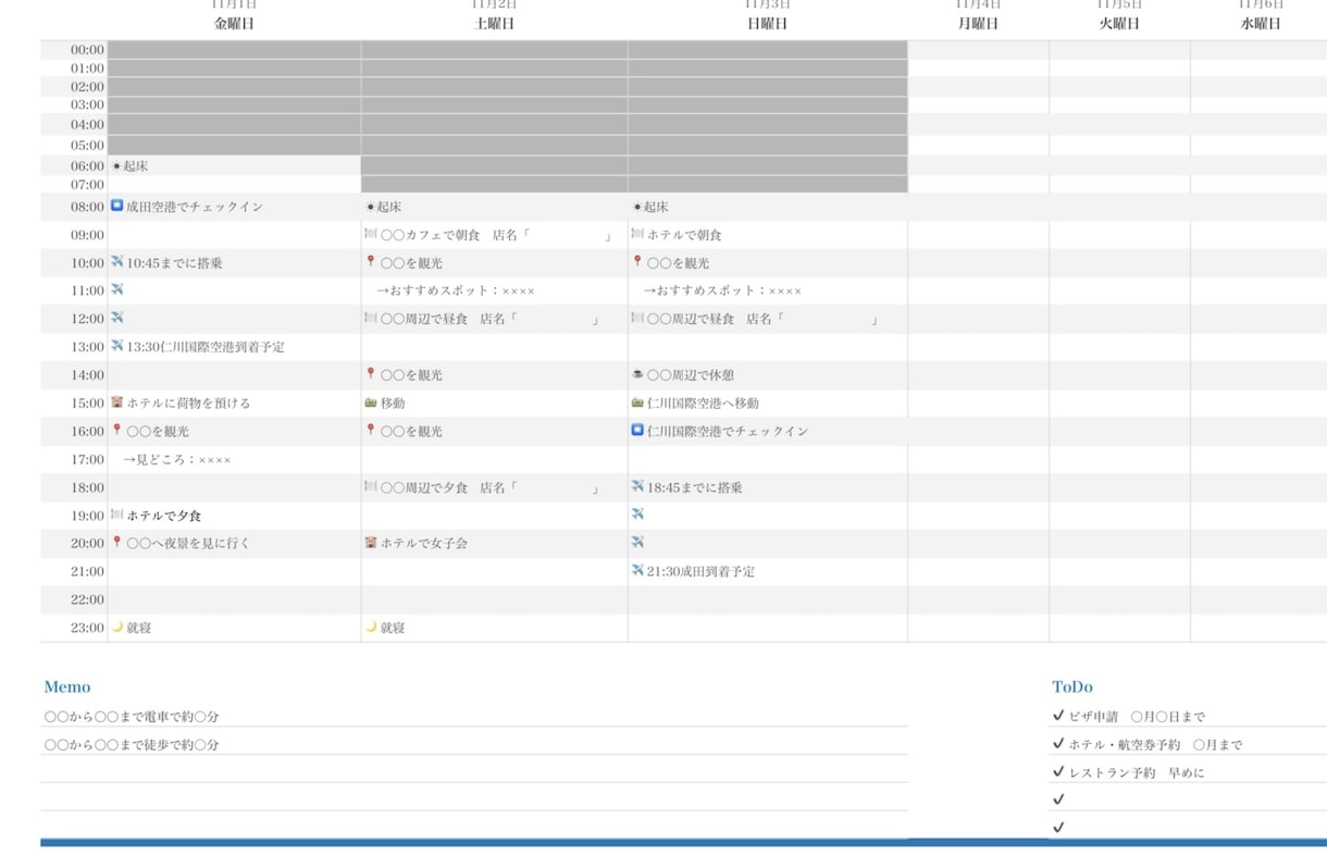 海外旅行のオリジナルプランを作成します ご予算・やりたいこと・目的からプランを立ててみませんか？ イメージ2