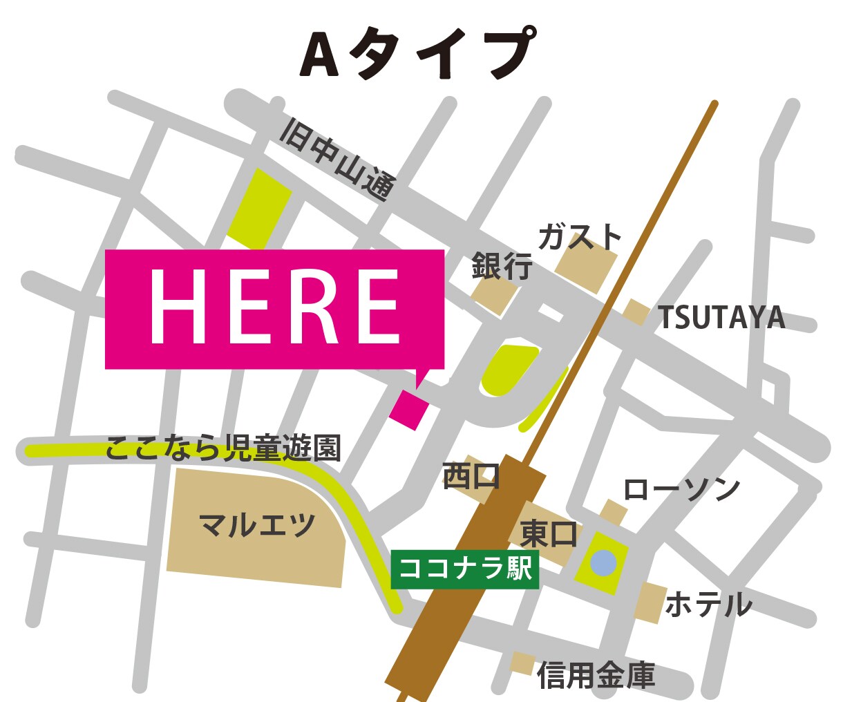 チラシや名刺に掲載するMAP｜地図のデザインします 初めての方でも安心対応！お店や会場の地図を分かりやすく作成。 イメージ5