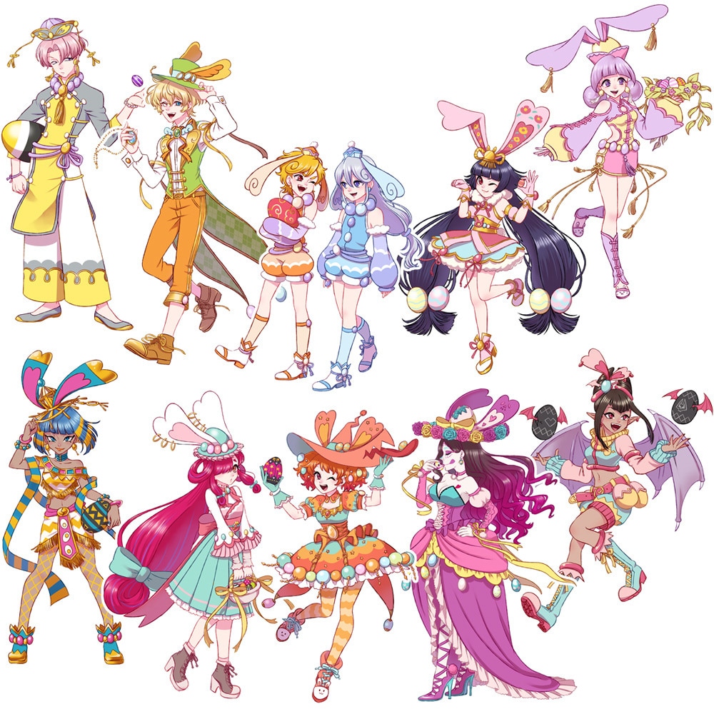 キャラクター立ち絵描きます ポップな色使い、おしゃれな衣装が得意です。 イメージ3