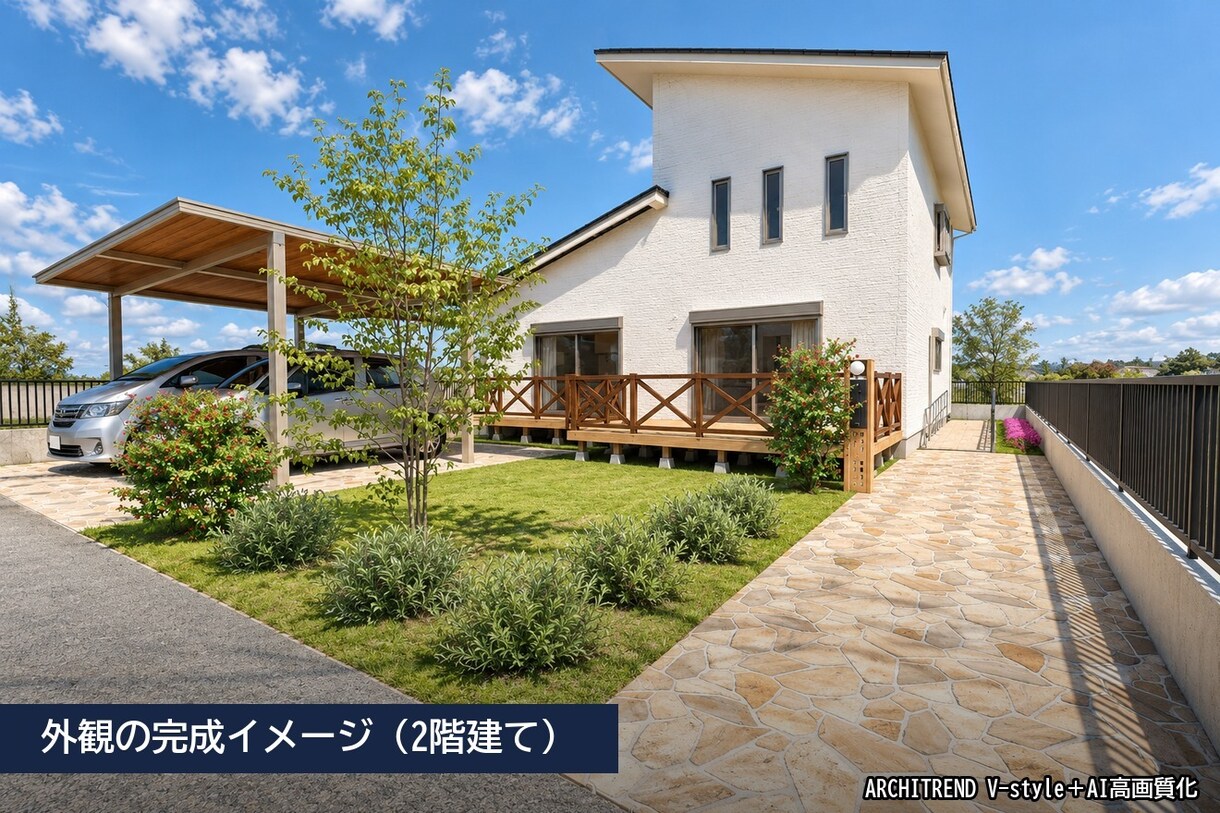 全部屋のCGパース＋歩けるウェブ3Dを作ります 一級建築士が外観・内観・鳥瞰パース＋歩ける3Dモデル イメージ2