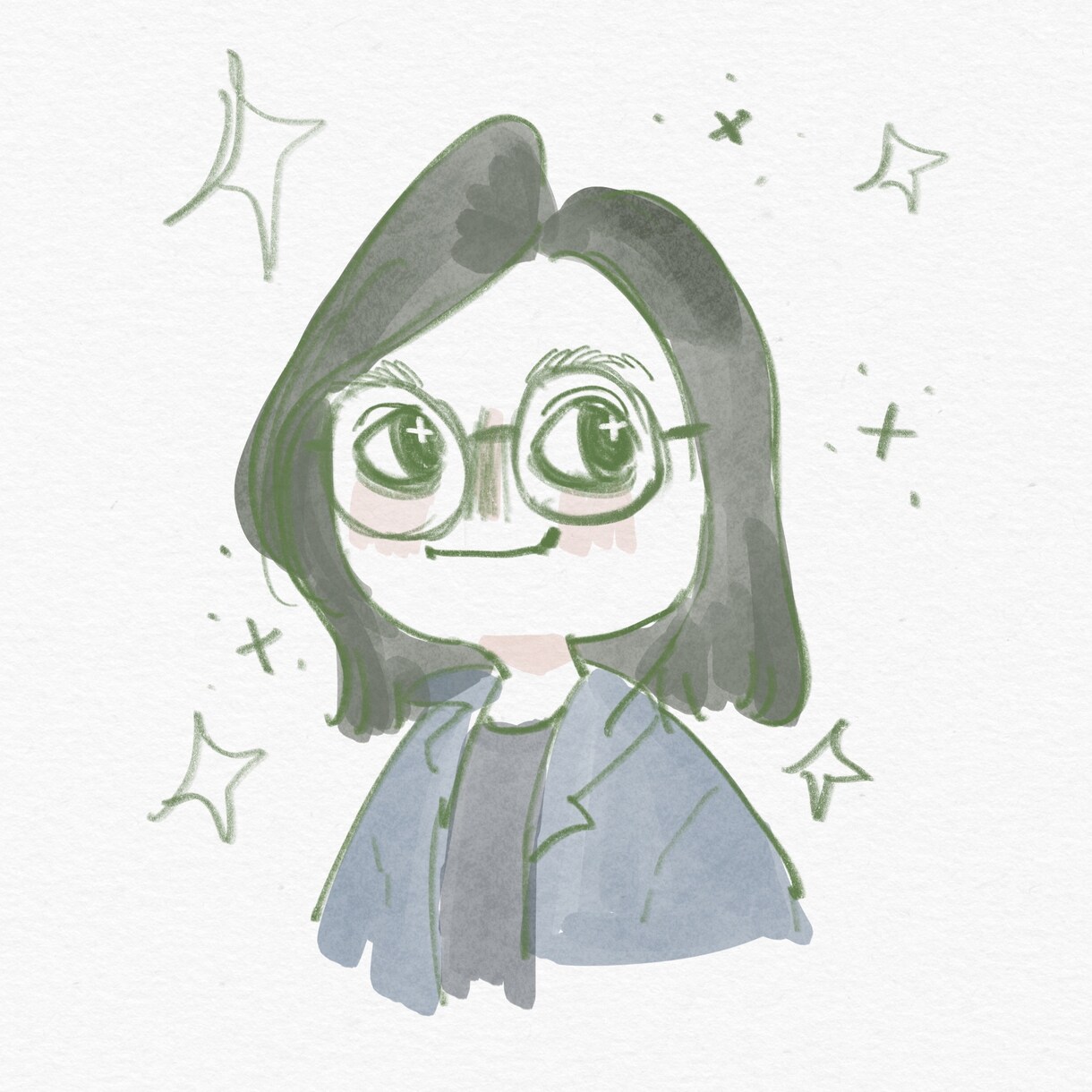 可愛いゆるっと似顔絵を書いてます 家族写真、旅行思い出など、暖かい絵をお届けたいです イメージ3