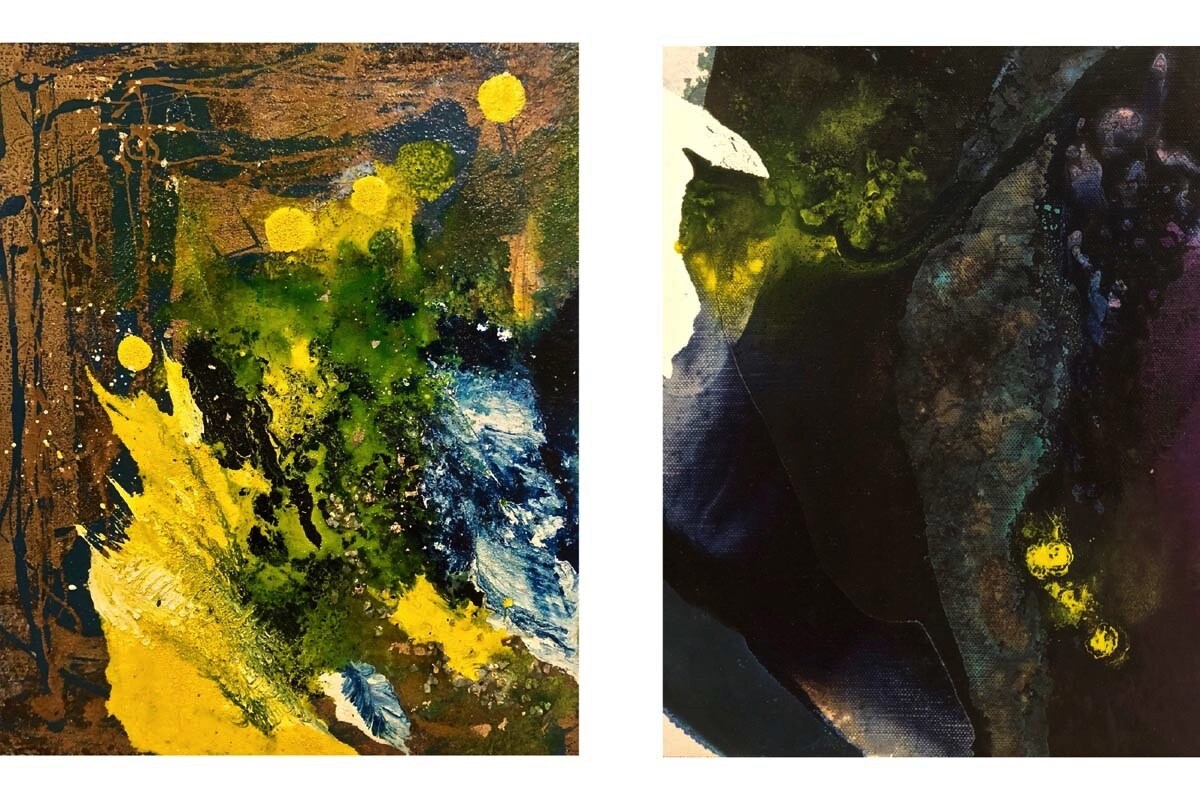 抽象画制作イメージをカタチにします 癒される絵が在る！あなたの世界を抽象画で表現します イメージ8
