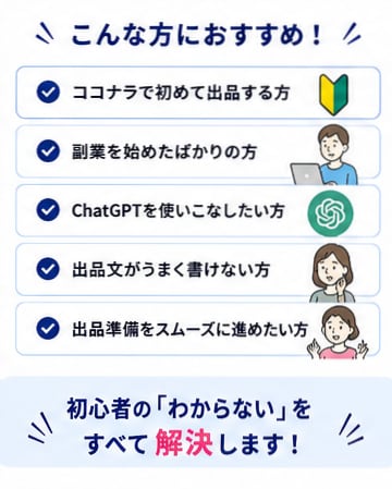 AIでココナラ出品文を作るマニュアルをお渡しします 商品タイトル・説明文・FAQ・納品文まで実践型作成PDF イメージ7