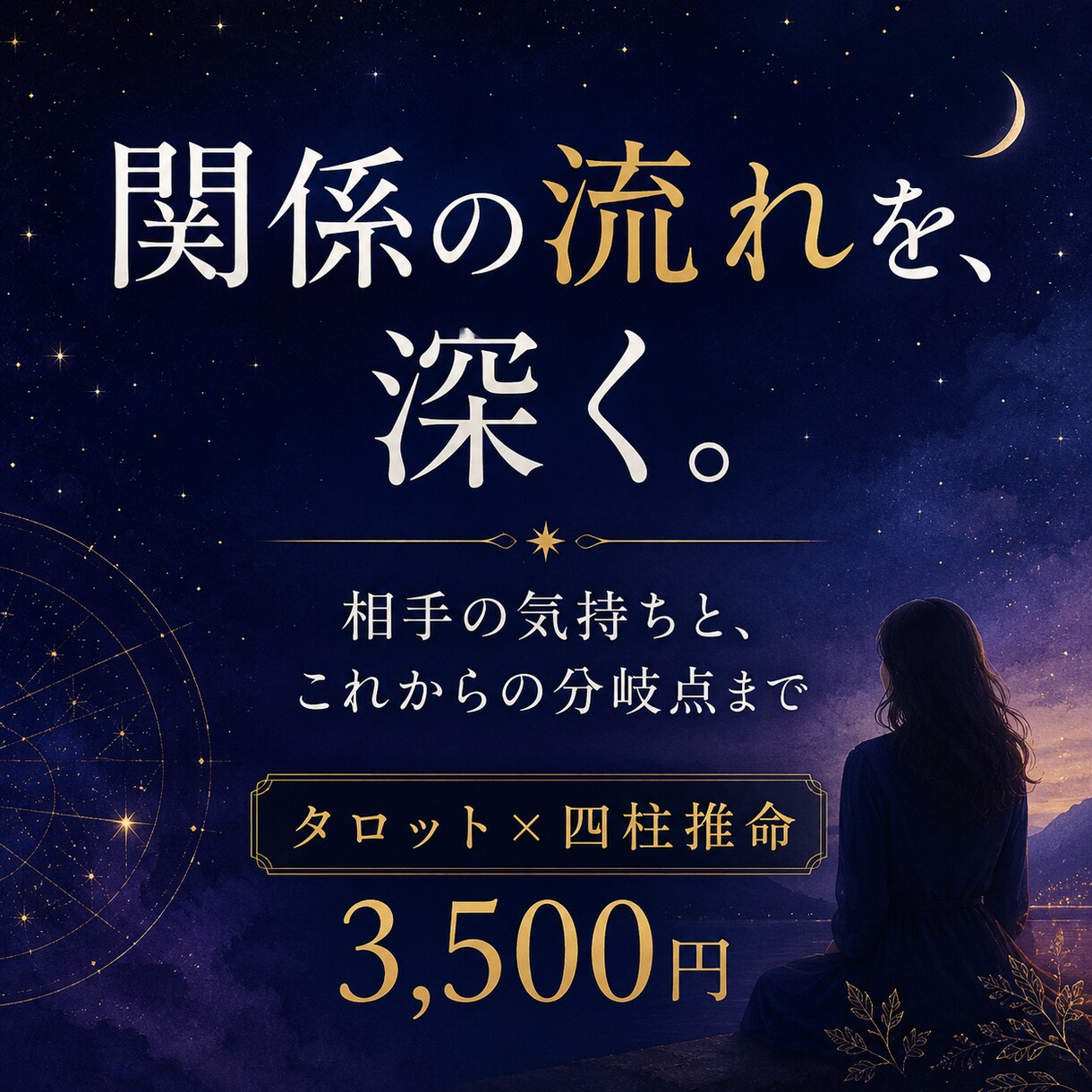 相手の気持ちと関係の流れ、深く読みますます 迷いに区切りを。ちゃんと向き合いたい方へ イメージ1