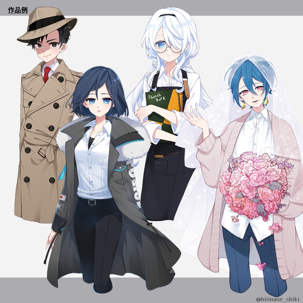 SNSアイコン・立ち絵制作いたします SNSアイコン、TRPG立ち絵やNPC立ち絵など描きます！ イメージ9