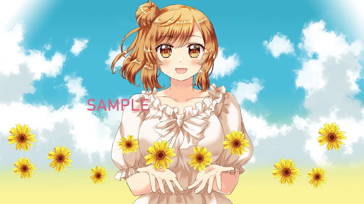 商用利用可・動画サムネイル、一枚絵をお描きします 可愛いキャラ絵をお求めの動画投稿者様、Vtuber様へ イメージ1