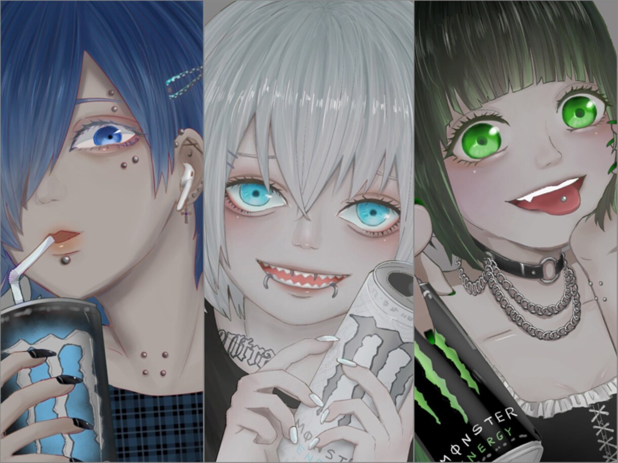 個性派可愛い女の子！アイコンイラスト制作します ♡オリジナル/二次創作/夢絵♡ イメージ8