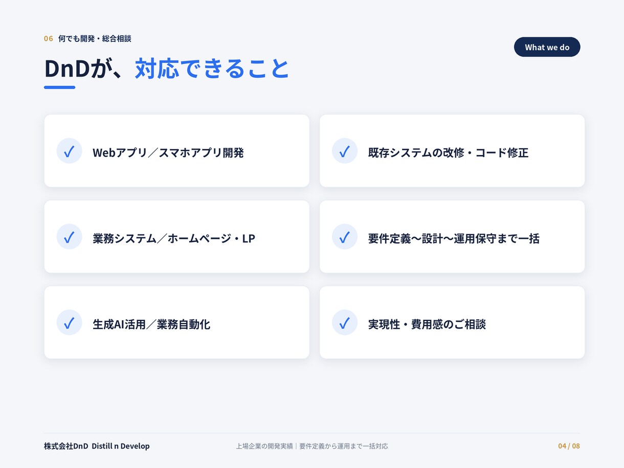 システム・アプリ・Webを何でも開発します ジャンル不問。やりたいことを上場企業実績の体制で形にします イメージ4